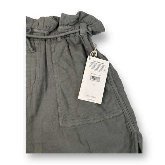 Splendid Green Paperbag Shorts Size Extra Small - Picture 2 of 5